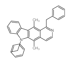1,6-dibenzyl-5,11-dimethylpyrido[4,3-b]carbazole