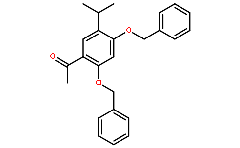 1-(2,4-bis(benzyloxy)-5-isopropylphenyl)ethanone