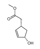 methyl cis-(4-hydroxy-2-cyclopenten-1-yl)acetate