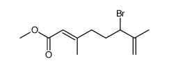 methyl 6-bromo-3,7-dimethylocta-2,7-dienoate