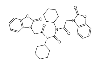 N,N'-carbonylbis(N-cyclohexyl-2-(2-oxobenzo[d]oxazol-3(2H)-yl)acetamide)