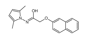 N-(2,5-dimethylpyrrol-1-yl)-2-naphthalen-2-yloxyacetamide