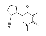 2-(1,2,3,4-tetrahydro-1,3-dimethyl-2,4-dioxo-5-pyrimidinyl)cyclopentanecarbonitrile