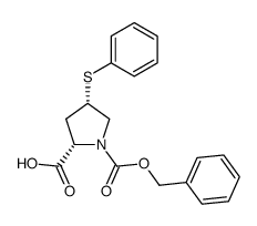 (2S,4S)-1-((benzyloxy)carbonyl)-4-(phenylthio)pyrrolidine-2-carboxylic acid