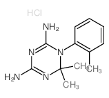 6,6-dimethyl-1-(2-methylphenyl)-1,3,5-triazine-2,4-diamine,hydrochloride