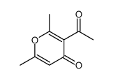 3-acetyl-2,6-dimethylpyran-4-one