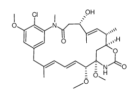 (14S,16S,2R,3E,5E,12S,13E,15S)-84-chloro-12-hydroxy-14,85,2-trimethoxy-6,9,13,15-tetramethyl-9-aza-1(4,6)-oxazinana-8(1,3)-benzenacyclopentadecaphane-3,5,13-triene-12,10-dione