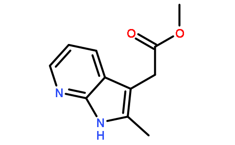 2-(2-甲基-1H-吡咯并[2,3-b]吡啶-3-基)乙酸甲酯
