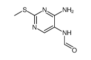 N-(4-amino-2-methylsulfanyl-pyrimidin-5-yl)-formamide