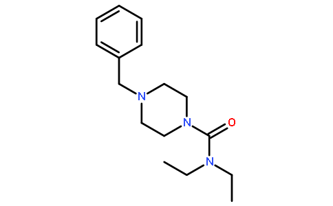 4-benzyl-N,N-diethylpiperazine-1-carboxamide