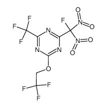 2-(fluorodinitromethyl)-4-(2,2,2-trifluoroethoxy)-6-(trifluoromethyl)-1,3,5-triazine