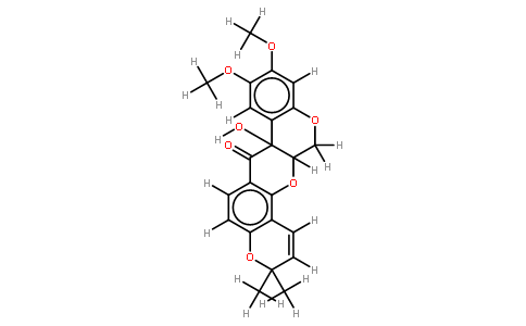 灰叶草素; 羟基鱼藤素对照品(标准品) | 76-80-2