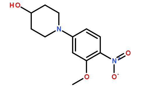 1-[3-(甲基氧基)-4-硝基苯基]-4-羟基哌啶