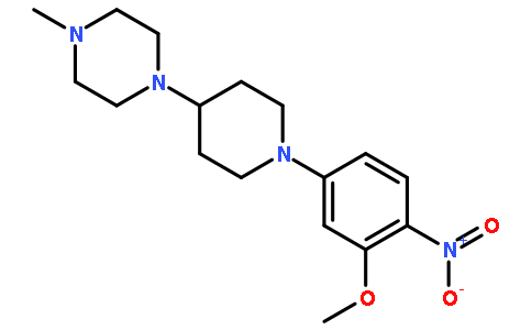 1-[1-(3-甲氧基-4-硝基苯基)-4-哌啶基]-4-甲基哌嗪