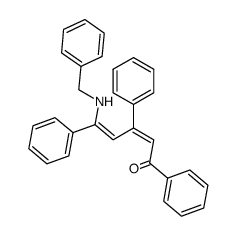 (2E,4Z)-5-(benzylamino)-1,3,5-triphenylpenta-2,4-dien-1-one