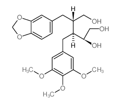 (2S,3S,4S)-4-(1,3-benzodioxol-5-ylmethyl)-3-[(3,4,5-trimethoxyphenyl)methyl]pentane-1,2,5-triol