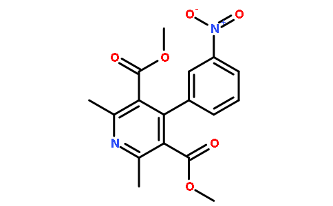2,6-二甲基-4-(3-硝基苯基)-吡啶-3,5-二羧酸二甲酯