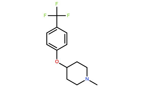 4-(4-trifluoromethyl)phenoxy-N-methyl-piperidine