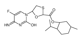 (2R,5S)-5-(4-氨基-5-氟-2-氧代-1(2H)-嘧啶基)-1,3-噻烷-2-羧酸 (1R,2S,5R)-5-甲基-2-(1-甲基乙基)环己酯
