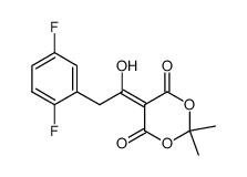 Sitagliptin impurity 35/5-(2-(2,5-difluorophenyl)-1-hydroxyethylidene)-2,2-dimethyl-1,3-dioxane-4,6-dione