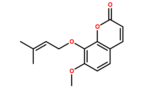 7-甲氧基-8-[(3-甲基-2-丁烯-1-基)氧基]-2H-1-苯并吡喃-2-酮