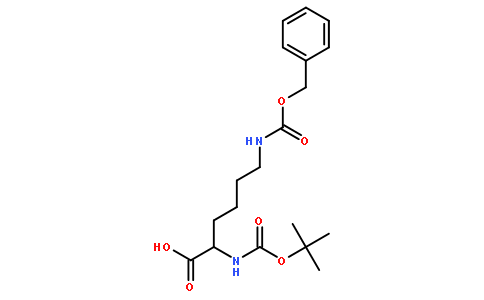 N-Boc-N'-Cbz-D-赖氨酸; N-叔丁氧羰基-N'-苄氧羰基-D-赖氨酸