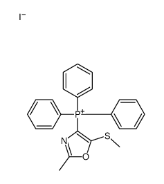 (2-methyl-5-methylsulfanyl-1,3-oxazol-4-yl)-triphenylphosphanium,iodide