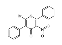 5-bromo-2-nitro-3,6-diphenyl-1,4-dithiine 1-oxide