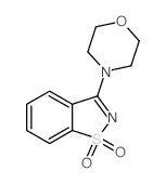 3-morpholin-4-yl-1,2-benzothiazole 1,1-dioxide
