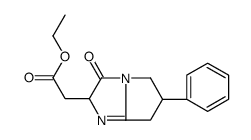 ethyl 2-(3-oxo-6-phenyl-2,5,6,7-tetrahydropyrrolo[1,2-a]imidazol-2-yl)acetate