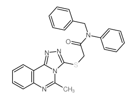 N-benzyl-2-[(5-methyl-[1,2,4]triazolo[4,3-c]quinazolin-3-yl)sulfanyl]-N-phenylacetamide