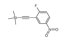 2-fluoro-5-nitro-1-[(trimethylsilyl)ethynyl]benzene