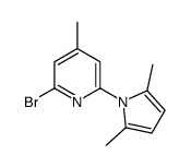 2-溴-6-(2,5-二甲基-1H-吡咯-1-基)-4-甲基-吡啶