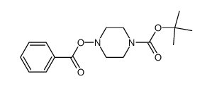 O-benzoyl N-Boc N-hydroxylpiperazine