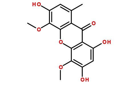 1,3,6-三羟基-4,5-二甲氧基-8-甲基-9H-氧杂蒽-9-酮