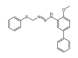 3-(4-methoxy-[1,1'-biphenyl]-3-yl)-1-((phenylthio)methyl)triaz-1-ene