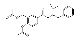 [2-acetyloxy-5-[2-[benzyl(tert-butyl)amino]acetyl]phenyl]methyl acetate