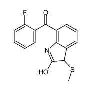 7-(2-fluorobenzoyl)-3-methylsulfanyl-1,3-dihydroindol-2-one