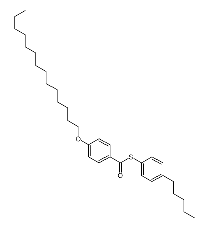S-(4-pentylphenyl) 4-tetradecoxybenzenecarbothioate