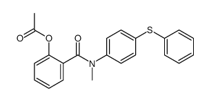 [2-[methyl-(4-phenylsulfanylphenyl)carbamoyl]phenyl] acetate