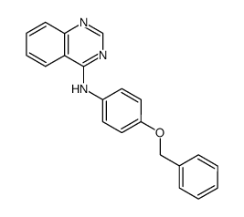 4-(p-benzyloxyphenyl)aminoquinazoline