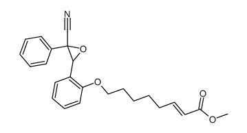 (2E)-8-[2-(3-Cyan-trans-3-phenyl-2-oxiranyl)phenoxy]-2-octensaeure-methylester
