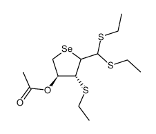 4-O-acetyl-2,5-episeleno-3-S-ethyl-3-thio-D-arabinose diethyl dithioacetal