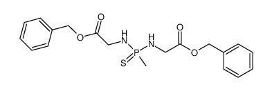 dibenzyl 2,2'-((methylphosphorothioyl)bis(azanediyl))diacetate