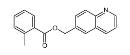 quinolin-6-ylmethyl 2-methylbenzoate