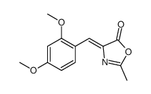 (Z)-4-(2,4-二甲氧基亚苄基)-2-甲基噁唑-5(4h)-酮