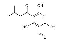 2,4,6-trihydroxy-3-(3-methylbutanoyl)benzaldehyde