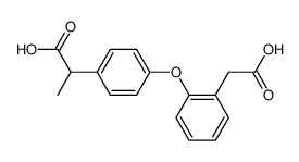 dl-2-[4-(2'-carboxymethylphenoxy)phenyl]propionic acid
