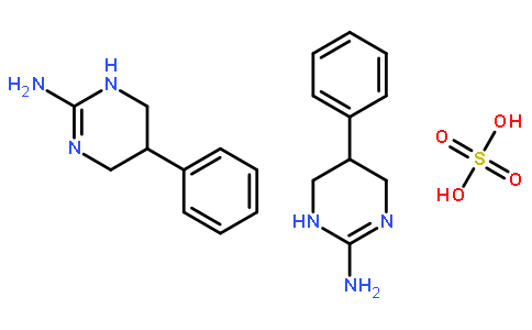 1,4,5,6-四氢-5-苯基-2-嘧啶胺硫酸盐(2:1)