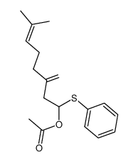7-methyl-3-methylene-1-(phenylthio)oct-6-en-1-yl acetate